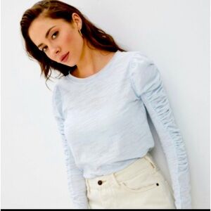 We the free ruched sleeve top